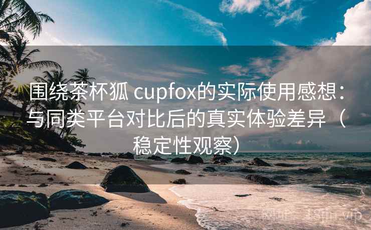 围绕茶杯狐 cupfox的实际使用感想：与同类平台对比后的真实体验差异（稳定性观察）