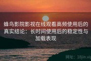 蜂鸟影院影视在线观看高频使用后的真实结论：长时间使用后的稳定性与加载表现