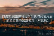 白虎91完整体验记录：长时间使用后的稳定性与加载表现（对比后）
