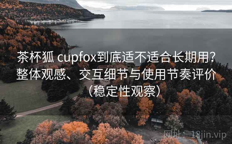茶杯狐 cupfox到底适不适合长期用?整体观感、交互细节与使用节奏评价(稳定性观察) 茶杯狐 cupfox到底适不适合长期用?整体观感、交互细节与使用节奏评价(稳定性观察)