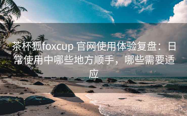 茶杯狐foxcup 官网使用体验复盘：日常使用中哪些地方顺手，哪些需要适应