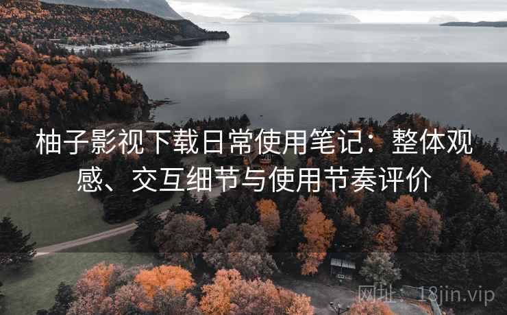 柚子影视下载日常使用笔记:整体观感、交互细节与使用节奏评价 柚子影视下载日常使用笔记:整体观感、交互细节与使用节奏评价